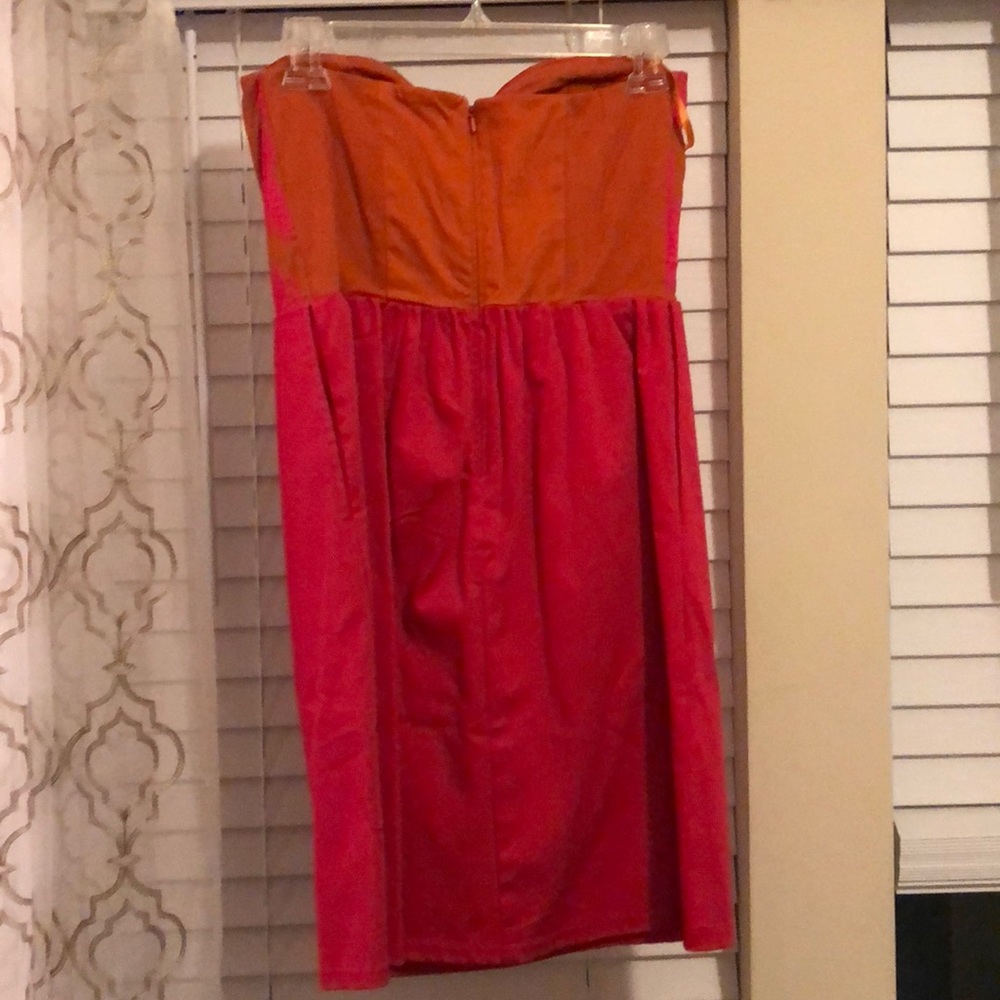 Judith March Pink/Orange Sun Dress  - Picture 3 of 4